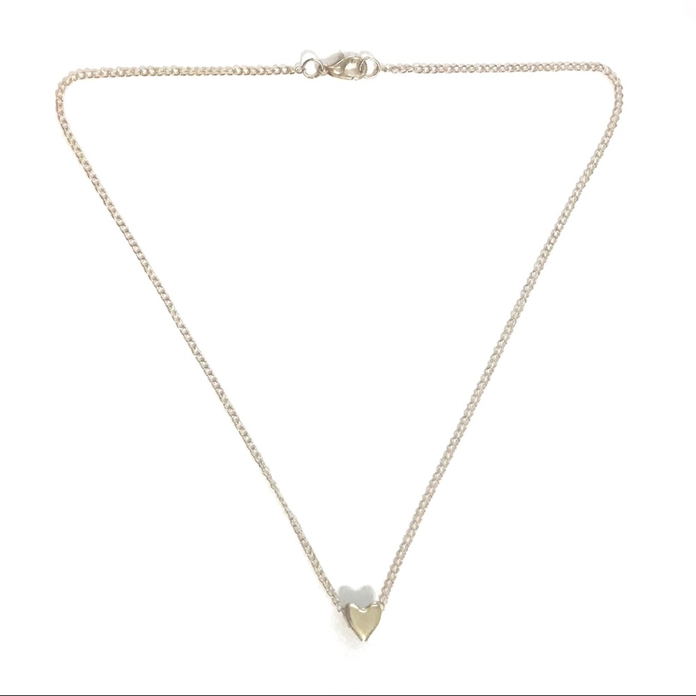 4/$25 New Tiny Gold Heart Necklace - Picture 3 of 3